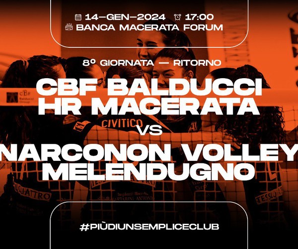 Info prevendita biglietti CBF Balducci HR Macerata VS Melendugno di domenica 14 gennaio
