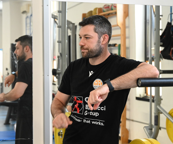 Il preparatore atletico Gabriele Rudi resta in arancionero: terza stagione consecutiva con la CBF Balducci HR