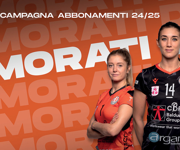 Riparte da mercoledì 11 settembre la campagna abbonamenti 24/25: vivi il volley femminile di Serie A e ottieni tanti vantaggi