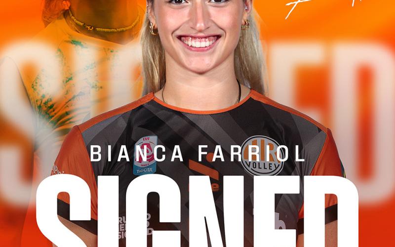 La centrale argentina Bianca Farriol vestirà la maglia della CBF Balducci HR nel 2026/27: esperienza internazionale e qualità per il roster arancionero