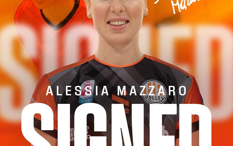 Alessia Mazzaro è arancionera: la centrale campionessa d'Europa 2021 alla CBF Balducci HR nella stagione 2026/27