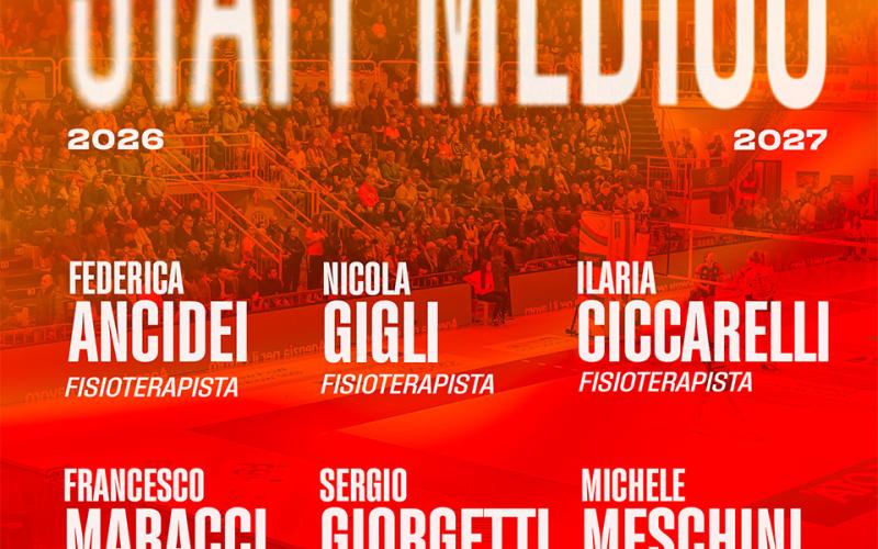 Definito lo staff medico-sanitario che seguirà le atlete della CBF Balducci HR nella stagione 2026/27